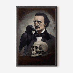 Edgar A. Poe Painting Art Print House of Usher writer