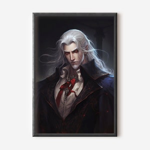 Dracula Symphony Of The Night Painting Art Print