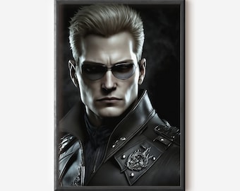 Albert Wesker Art Print
