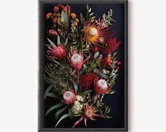 Australian National Florals Art Print Mothers Day Gift Digital Print Instant Download High Resolution Digital Download