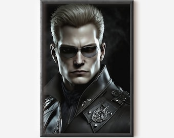 Albert Wesker Kunstdruck Digitaldruck Sofortiger Download hochauflösende Digitaler Download