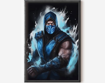 Sub-Zero Painting Art Print Digital Print Instant Download High Resolution Digital Download