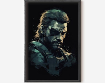 Snake Big Boss Art Print