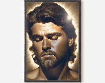 George Michael como Jesús Arte Impresión Impresión digital Descarga instantánea Descarga digital de alta resolución 80s Wham Music Wall Art Careless Whisper