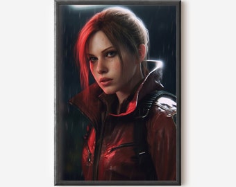 claire redfield Lámina artística