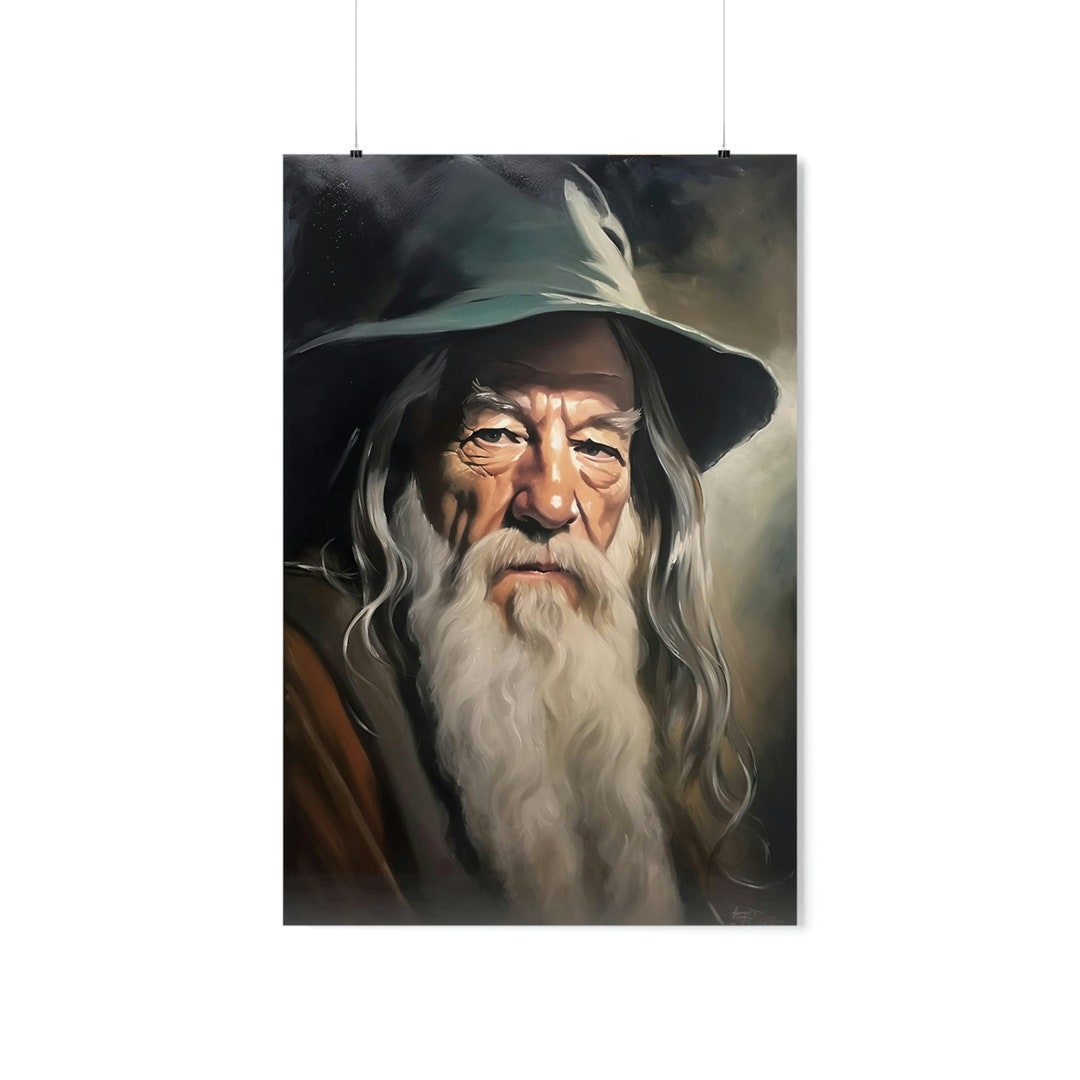 Gandalf Painting Art Print - Etsy