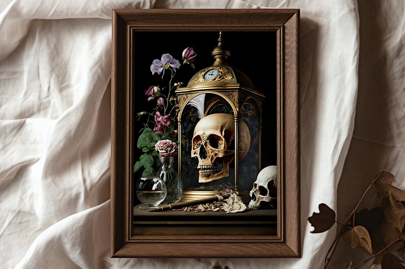 Memento Mori Art Print. Death Stoicism Wall Art Marcus - Etsy
