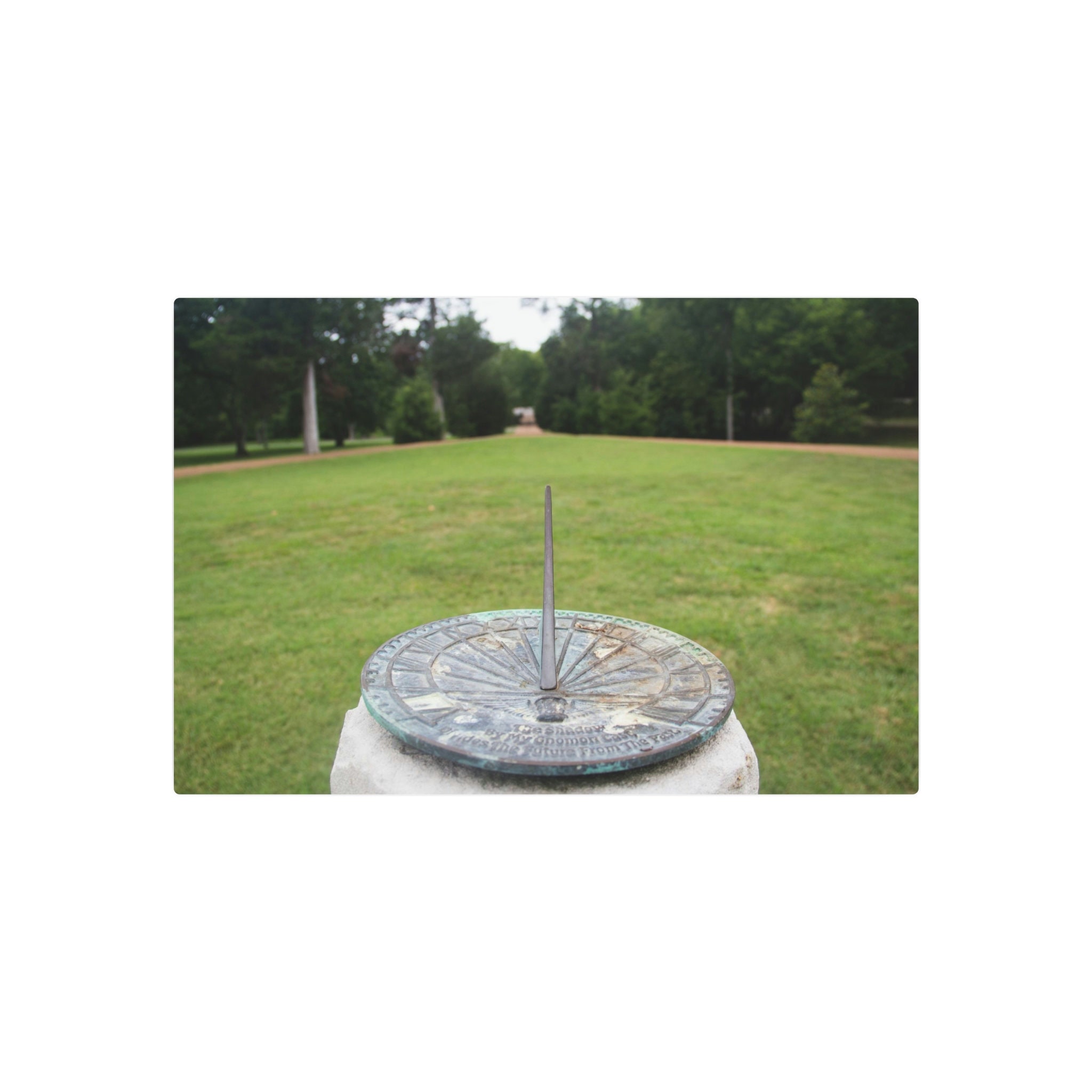 In 'focus' the Arm of the Sundial Stands Prominently Etsy