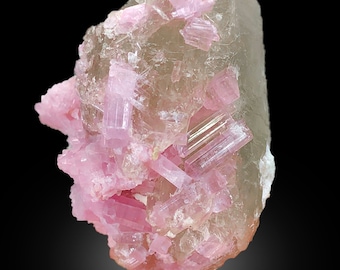 トルマリン結晶標本 ピンク 希少 パラ カリフォルニア クイーン鉱山