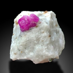 Ruby Beryl Crystal Specimen Afghanistan, Ruby Crystal in Matrix + Pyrite + Muscovite, 760 Carats, 60*50*40 mm