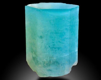 天然アクアマリンクリスタル、エッチングブルーアクアマリン