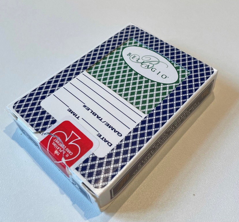 Playing Cards From Bellagio Casino & Hotel Las Vegas - Full Card 
