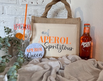 Personalized Aperol Gift Set | Aperols | Holy Aperoli | Girls' Night | Girlfriends | Gift | Souvenir Item No.: 00088