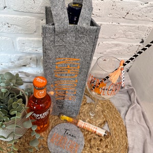 personalisiertes Geschenkset Aperol Aperölchen Holy Aperoli Mädelsabend Freundinnen Geschenk Mitbringsel Bild 7