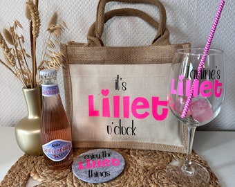 personalized gift set Lillet | Lillet Wild Berry | Lilletlicious | Girls night | girlfriends | Gift | souvenirs
