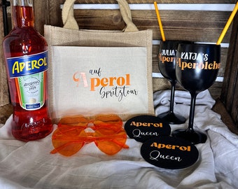 personalisiertes Geschenkset •Aperol Spritztour• | Aperölchen | Holy Aperoli | Freundinnen | Geschenk | Geburtstag | BFF | Mitbringsel