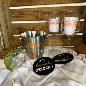 personalisiertes Geschenkset Aperol Aperölchen Holy Aperoli Mädelsabend Freundinnen Geschenk Mitbringsel Bild 7