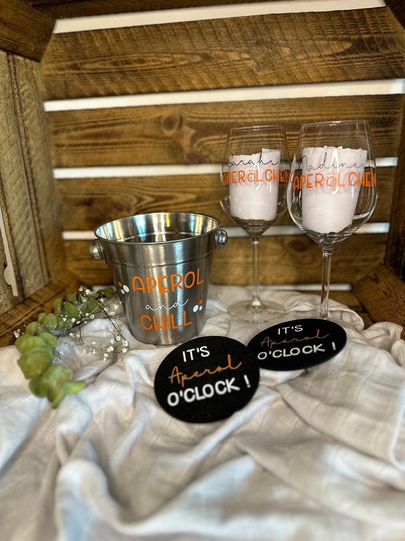 personalized gift set Aperol Aperitols Holy Aperoli Girls night girlfriends Gift souvenirs image 7