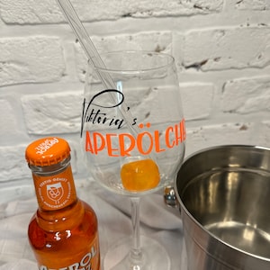 personalisiertes Geschenkset Aperol o'clock Aperol Geschenk Holy Aperoli Aperol Spritz Bild 6