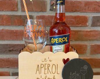 Personalized Aperol Aperölchen Gift Set | Holy Aperoli Girls' Night Out Girlfriends Gift Souvenir Item No.: 00209