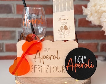 Personalized Aperol Gift Set | Aperolli | Holy Aperoli | Girls' Night | Girlfriends | Gift | Souvenir