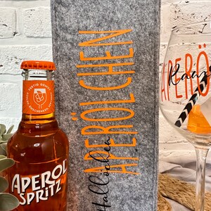 personalisiertes Geschenkset Aperol Aperölchen Holy Aperoli Mädelsabend Freundinnen Geschenk Mitbringsel Bild 6