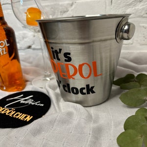 personalisiertes Geschenkset Aperol o'clock Aperol Geschenk Holy Aperoli Aperol Spritz Bild 8