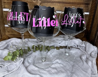 Personalized glass •LILLET• | Glass | Personalized | Gift | Drink Item No.: 00112