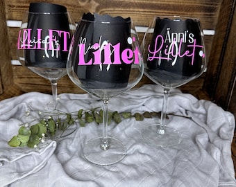 personalized glass •LILLET• | Glass | personalized | Gift | Poison | drink