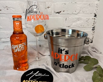 personalisiertes Geschenkset •Aperol o'clock• | Aperol | Geschenk | Holy Aperoli | Aperol Spritz