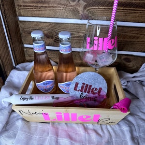 personalisiertes Geschenkset Lillet Bar Wild Berry Lilletlicious Freundinnen Geschenk Geburtstag BFF Mitbringsel Bild 8