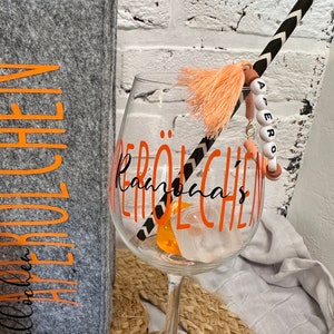 personalisiertes Geschenkset Aperol Aperölchen Holy Aperoli Mädelsabend Freundinnen Geschenk Mitbringsel Bild 4