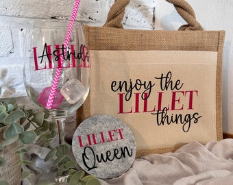 Personalized Lillet Gift Set | Lillet Wild Berry | Lilletlicious | Girls' Night | Girlfriends | Gift | Item No.: 00089