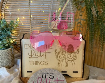 Personalized gift set Lillet Lillet o'clock girls' night girlfriends gift souvenir Item No.:00208