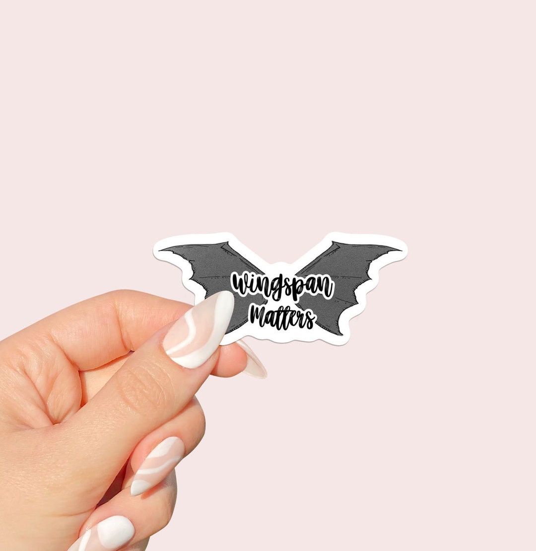 Wingspan Matters Sticker Bookish Sticker Self Love Sticker Etsy