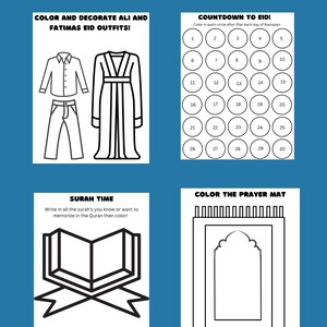 Ramadan Activity Book Printable Islamic Activity Book for Muslim Kids ...