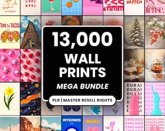 13,000 Wall Art Prints Bundle Digital Download, Printable Wall Art, Home Decor Posters, Large Wall Art Collection