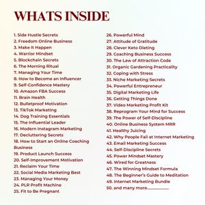 eBook Mega Bundle  PLR & MRR Resell Rights Business, Marketing, Self Help, Finance Lifestyle Books for KDP, Etsy, Online Selling