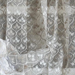 Luxury Embroidered Sheer Curtain