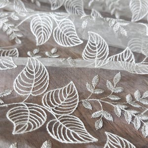 Luxury Embroidered Sheer Curtain