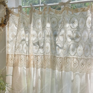French Filet Lace Curtains - Etsy
