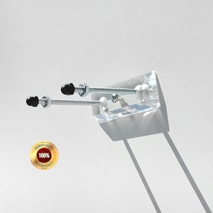 Premium Skateboard Wall Mount, Clear Acrylic Deck Hanger, Floating Vertical Skateboard Display Rack, Minimalist Storage, US Tariffs Free