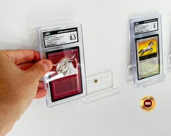Acrylic Trading Card Wall Mount, CGC PSA Display Shelves