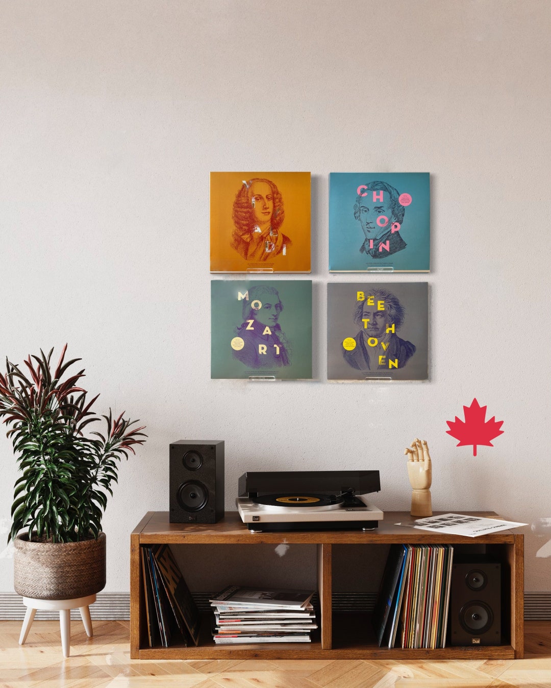 Vinyl Record Wall Mount Vinyl Record Cover Display Shelf Wall Mounted Il 1080xN.5910256365 5nqh