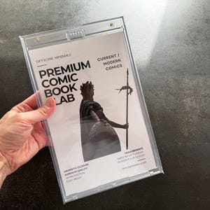 Funda protectora magnética premium para cómics, con bloqueo UV, para montaje en pared, soporte de exhibición y a prueba de polvo.