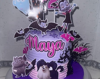 Vampirina cake topper