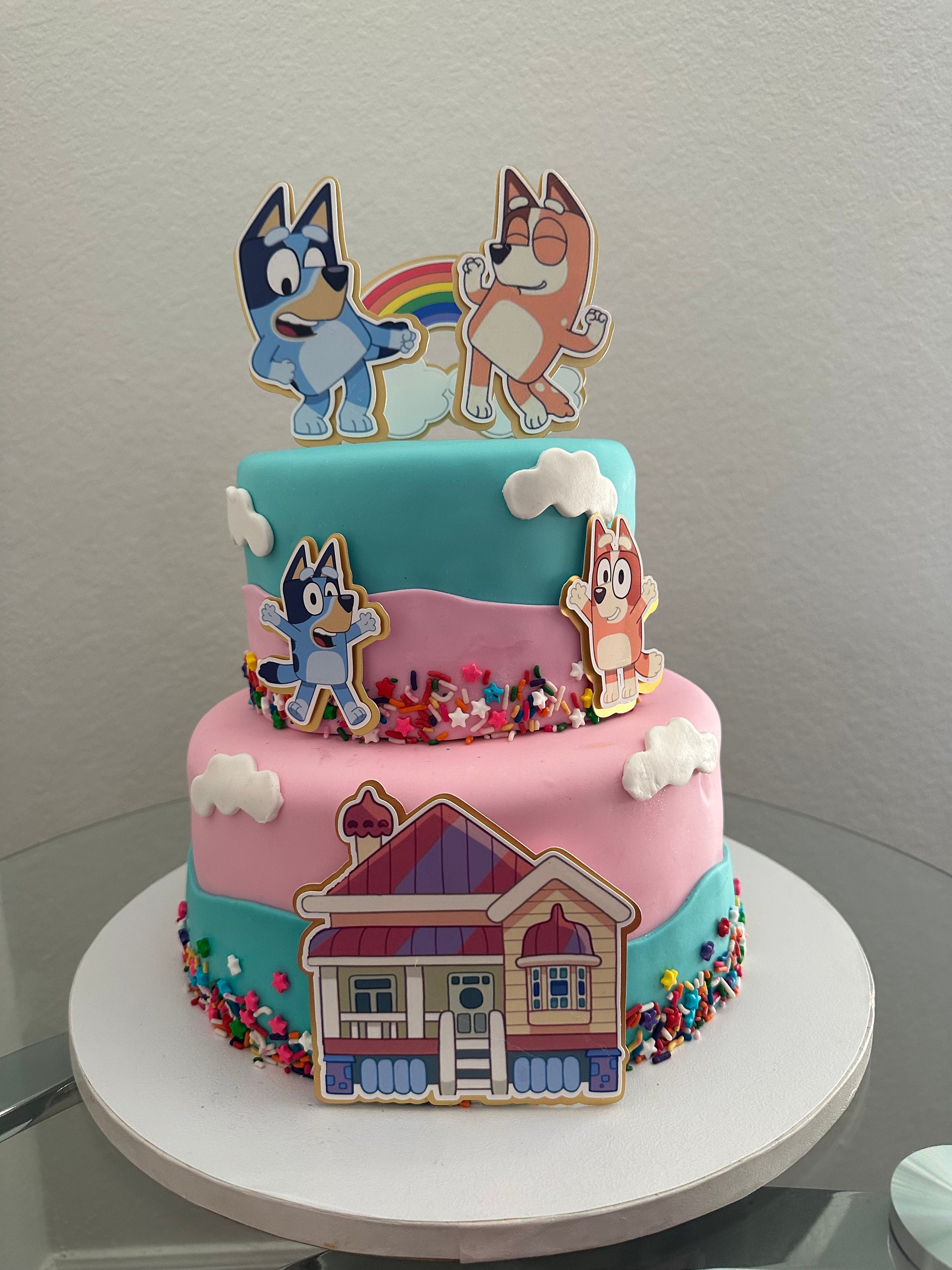 Cake topper bluey