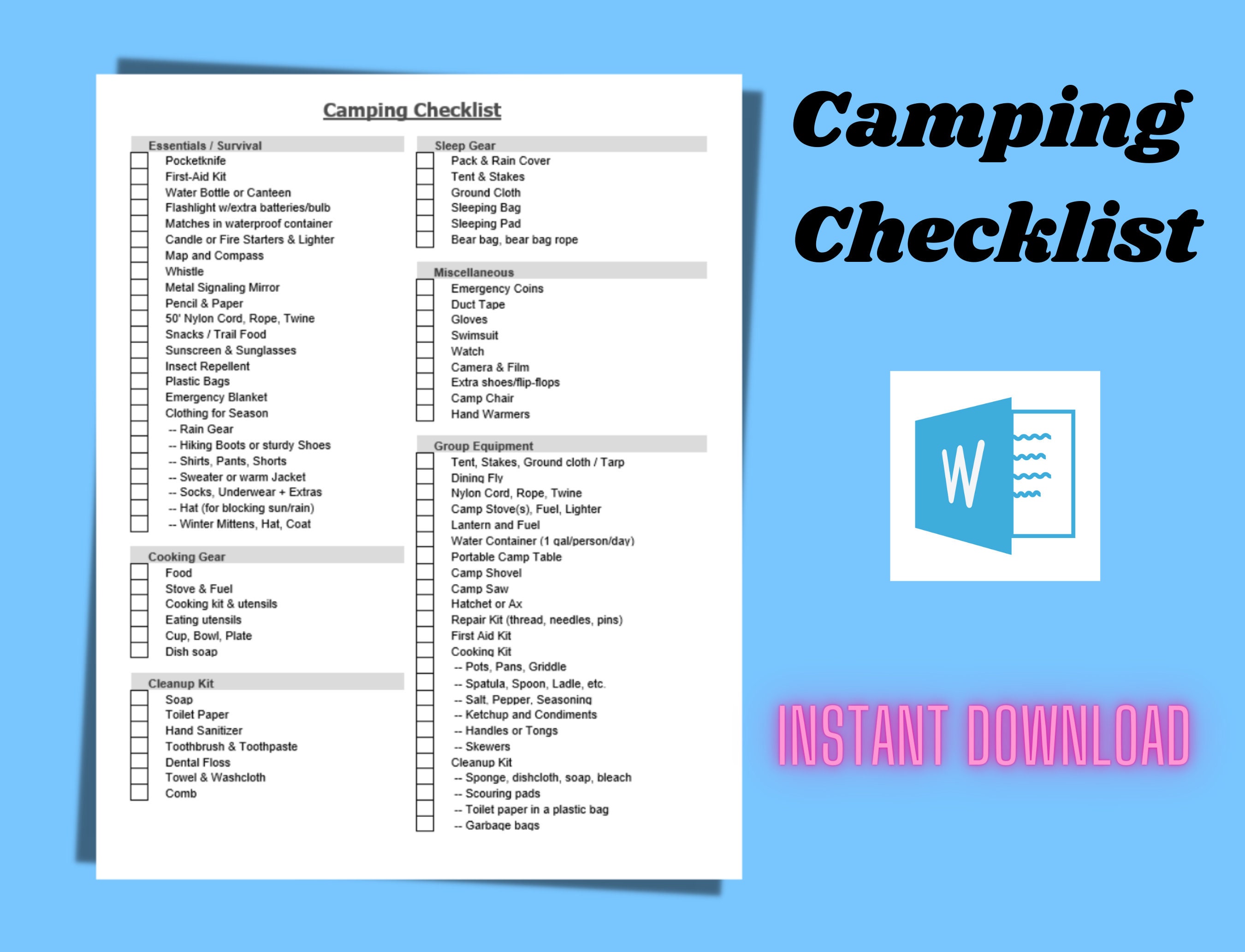 Boy Scout Backpacking Checklist Sales Online clc.cet.edu
