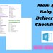 New Baby Checklist, New Born Checklist, Mom Checklist, Hospital Bag ...