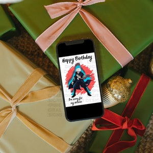 Anime Birthday Card Printable Birthday Card for Kids - Etsy